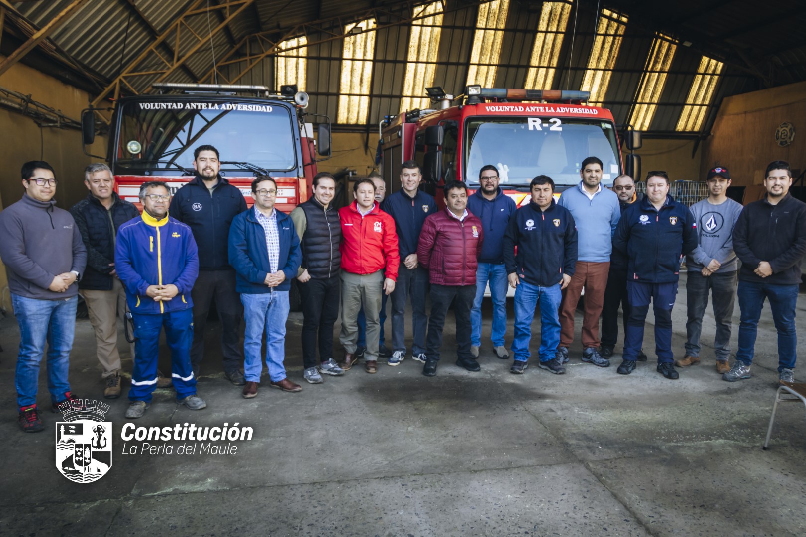 GOBERNADOR Y ALCALDE REAFIRMAN COMPROMISO PARA CONSTRUIR CUARTEL DEFINITIVO DE BOMBEROS EN CONSTITUCIÓN.