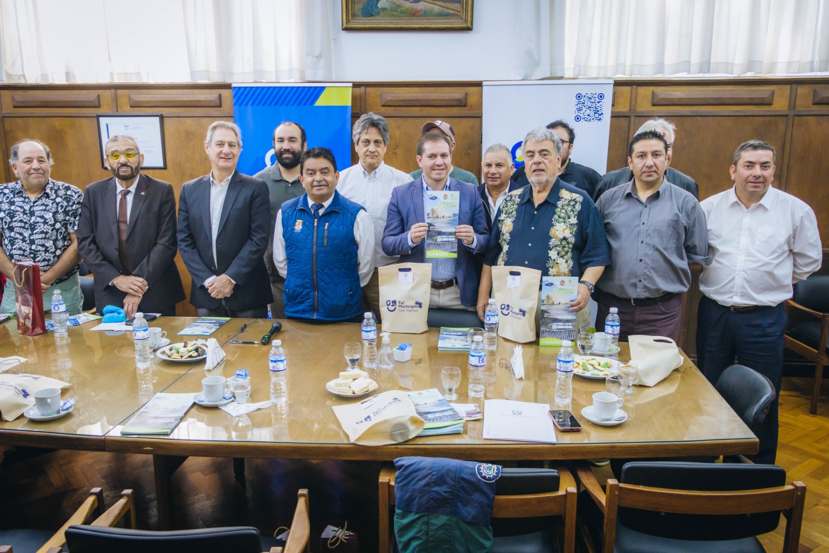 MUNICIPALIDAD DE CONSTITUCIÓN FIRMA CONVENIO CON MUNICIPALIDAD DE SAN RAFAEL ARGENTINA: