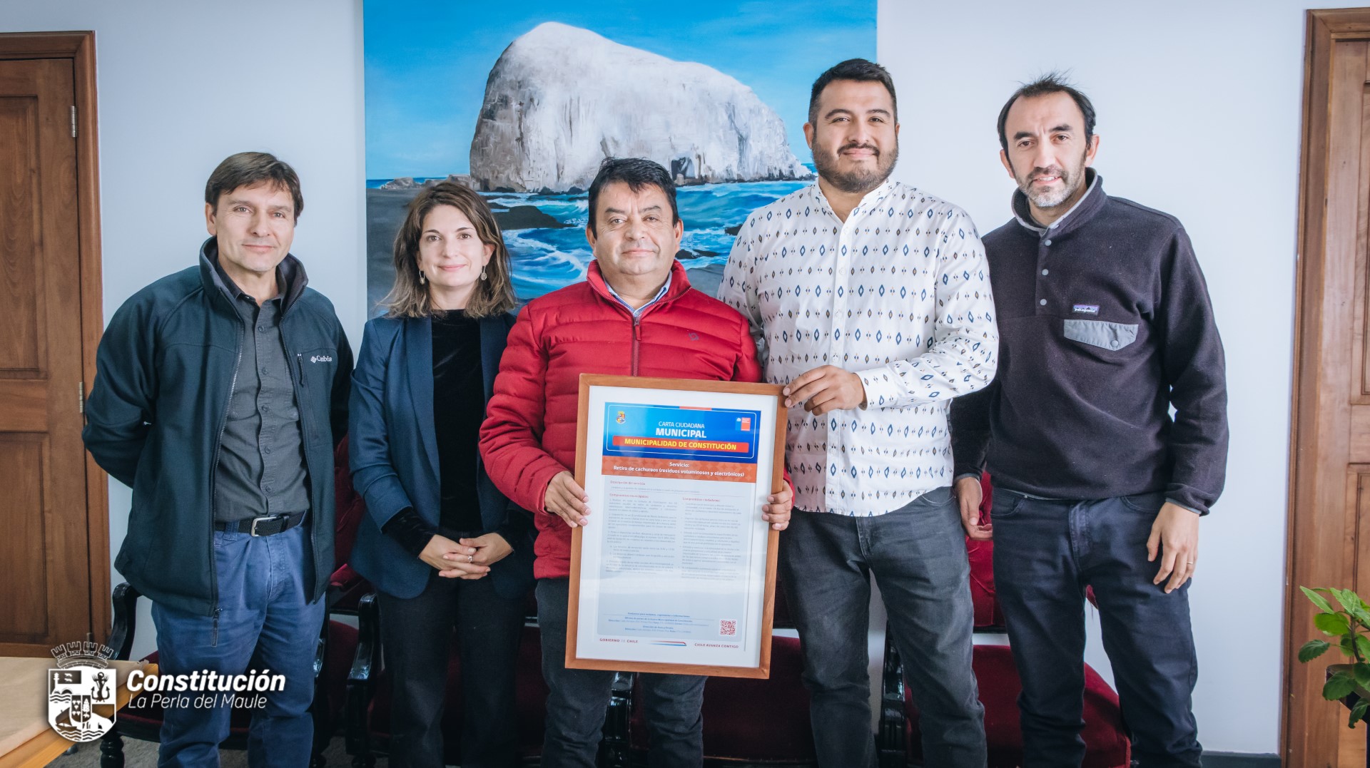 MUNICIPALIDAD DE CONSTITUCIÓN Y SUBDERE IMPULSAN MEJORAS EN LA GESTIÓN DE RESIDUOS VOLUMINOSOS
