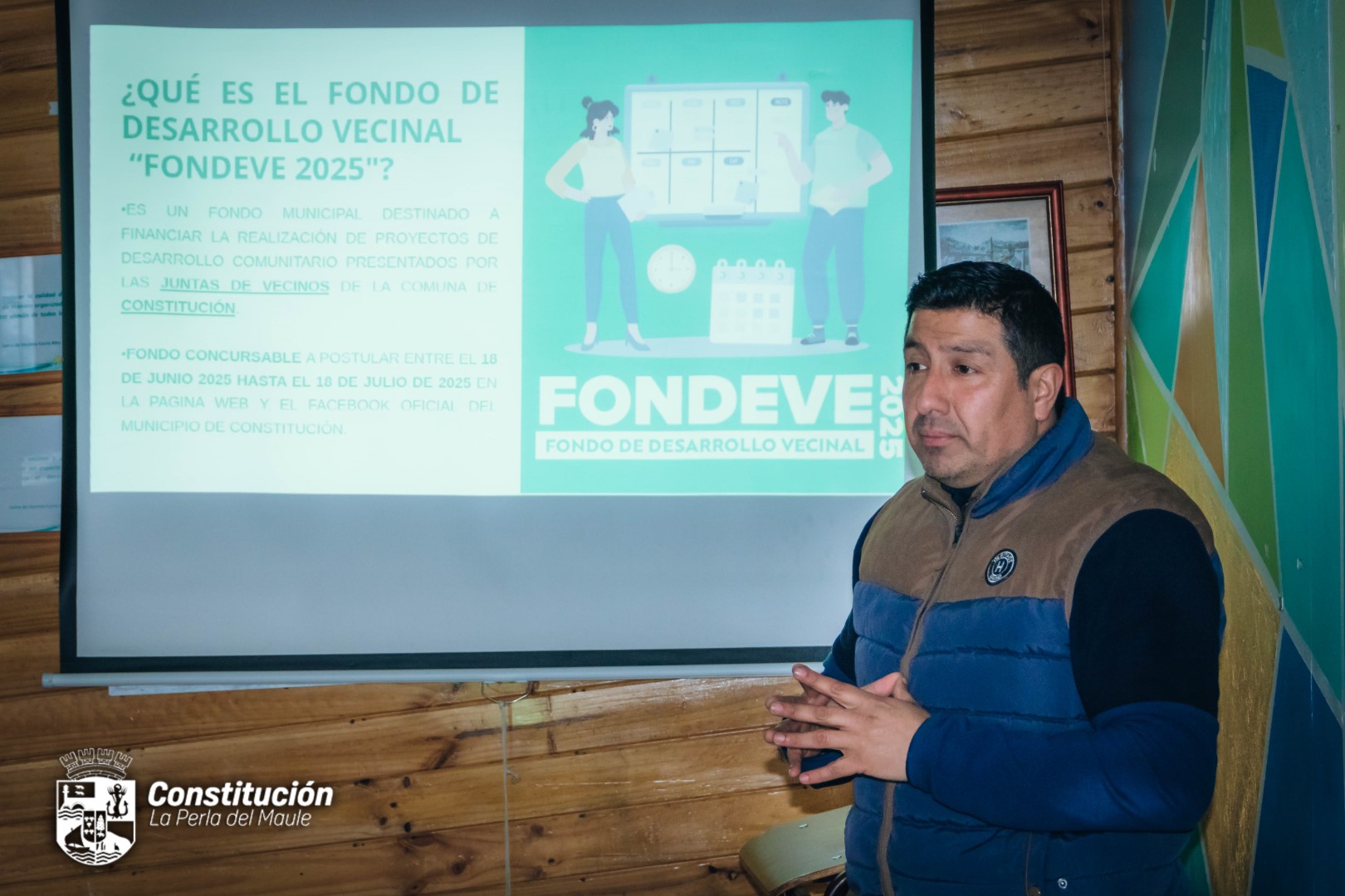 MUNICIPIO DE CONSTITUCIÓN REALIZA CAPACITACIÓN FONDEVE A ORGANIZACIONES VECINALES EN CERRO ALTO.