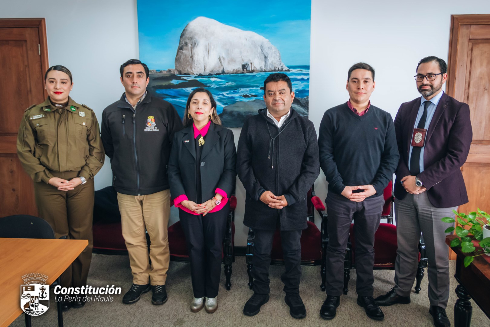 SEREMI DE SEGURIDAD PÚBLICA DEL MAULE VISITA CONSTITUCIÓN PARA FORTALECER ESTRATEGIAS LOCALES DE PREVENCIÓN