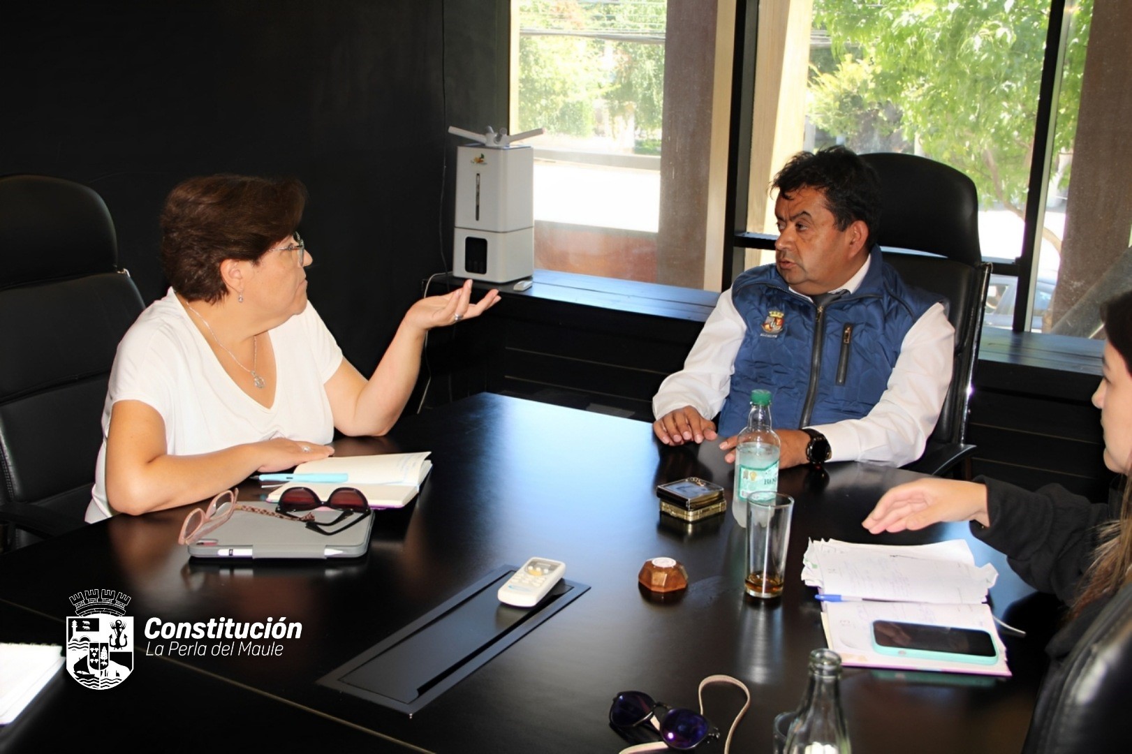 PRODUCTIVA REUNIÓN CON DIRECTORA REGIONAL DEL SERVIU EN CONSTITUCIÓN