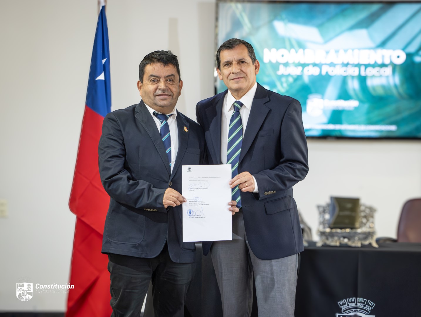 Tras 51 años hay nombramiento de nuevo Juez de Policía Local en Constitución