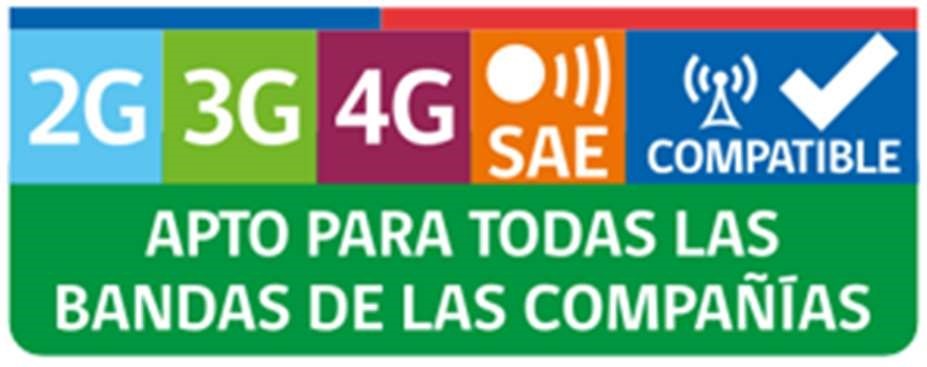 Ejemplo de alerta SAE en teléfono móvil