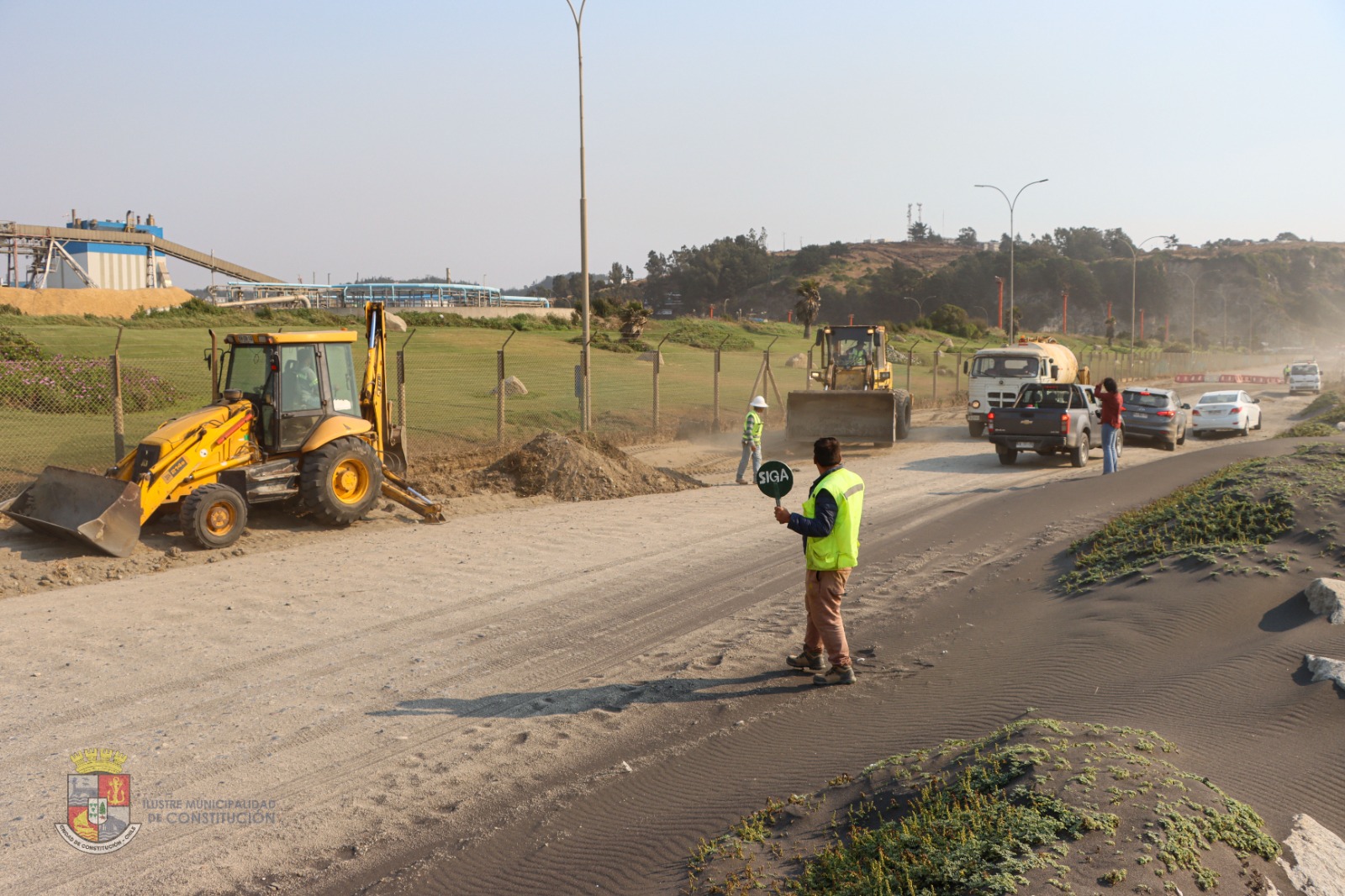 Inicio de obras de pavimentación en Avenida “Costanera del Mar”