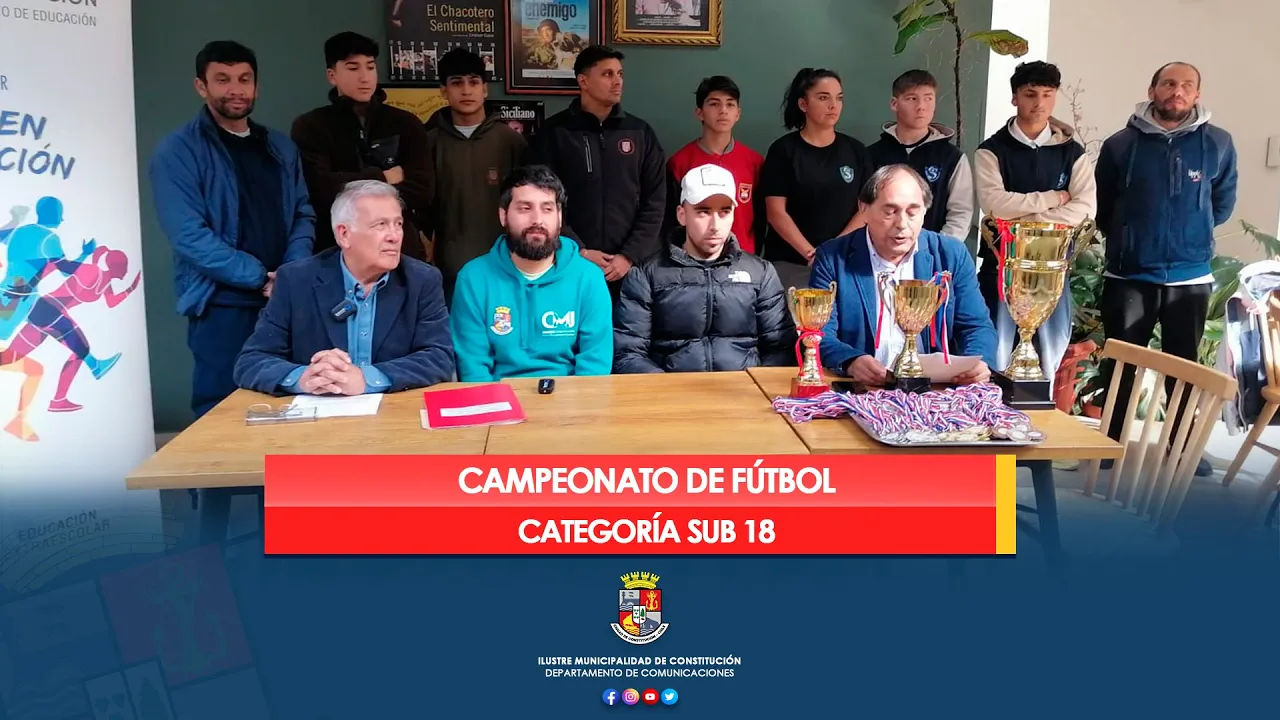 CAMPEONATO DE FÚTBOL CATEGORÍA SUB 18