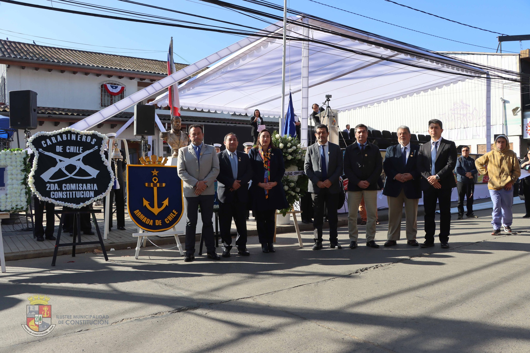 ACTO CÍVICO Y DESFILE EN HONOR A GLORIAS NAVALES 2023, CONSTITUCIÓN