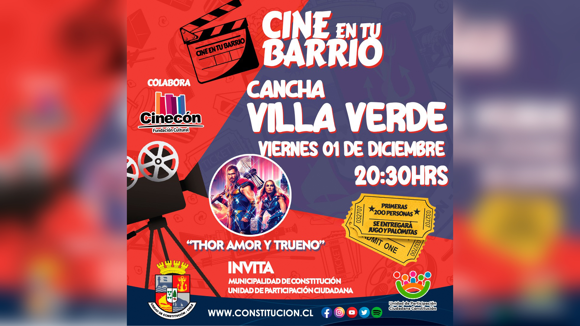 CINE EN TU BARRIO VILLA VERDE
