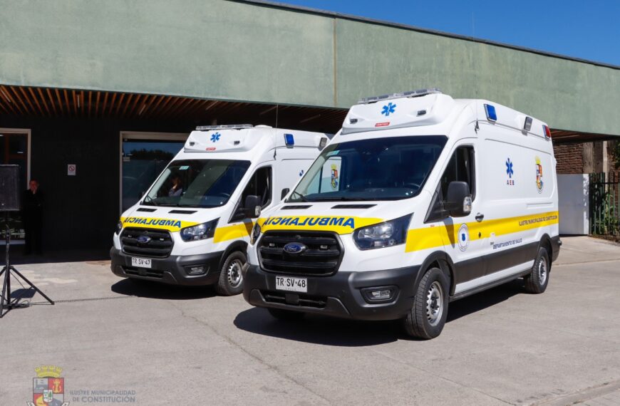 ENTREGA DE DOS NUEVAS AMBULANCIAS COMPLETAMENTE EQUIPADAS PARA MEJORAR LA…