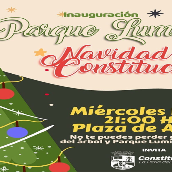 ENCENDIDO DE ÁRBOL E INAUGURACIÓN DE PARQUE NAVIDEÑO