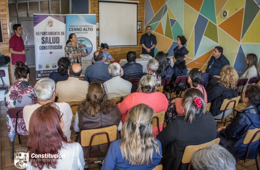 ALCALDE Y REUNIÓN CONSEJO DESARROLLO CERRO ALTO