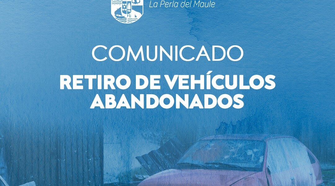 AVISO RETIRO DE VEHÍCULOS ABANDONADOS