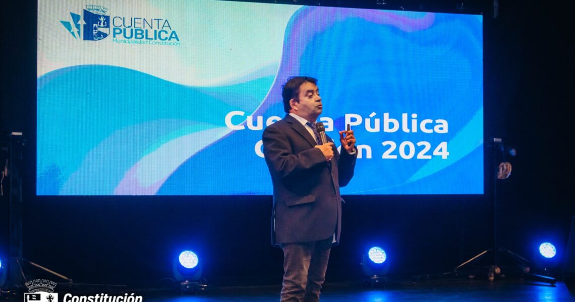 MUNICIPALIDAD DE CONSTITUCIÓN RINDE CUENTA PÚBLICA DE LA GESTIÓN 2024 CON LLAMADO A LA ASOCIATIVIDAD Y AL TRABAJO CONJUNTO