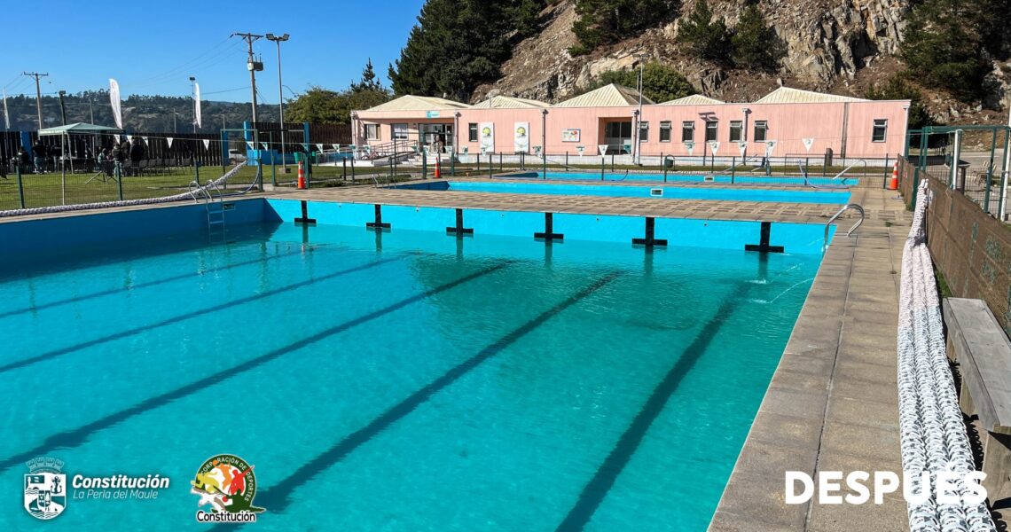 ALIANZA ENTRE LA CORPORACIÓN DE DEPORTES Y EMPRESA ARAUCO PERMITIRÁ MEJORAS SUSTANCIALES EN PISCINAS TEMPERADAS DE CONSTITUCIÓN