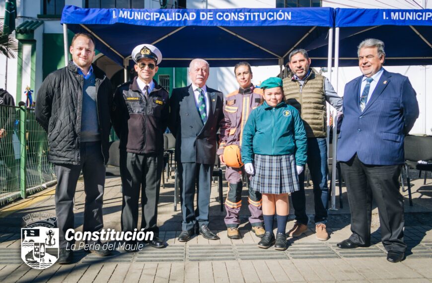 NIÑOS BRIGADIERES DE CONSTITUCIÓN RENOVARON SU JURAMENTO EN EMOTIVA CEREMONIA CÍVICA