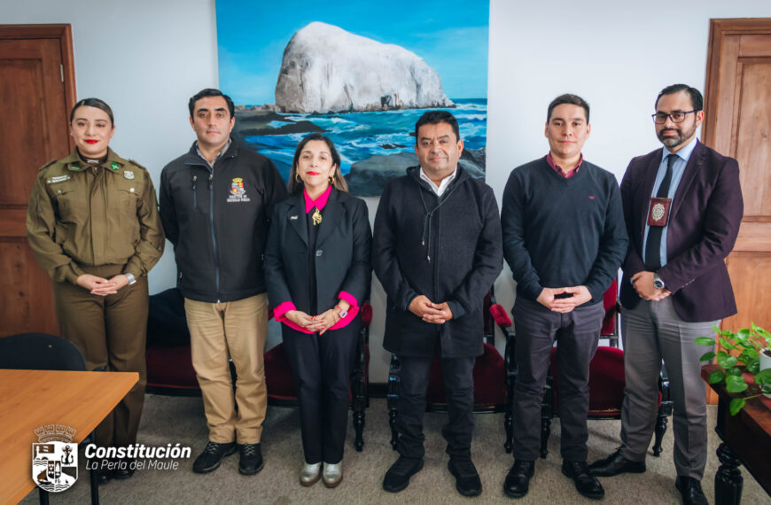 SEREMI DE SEGURIDAD PÚBLICA DEL MAULE VISITA CONSTITUCIÓN PARA FORTALECER ESTRATEGIAS LOCALES DE PREVENCIÓN