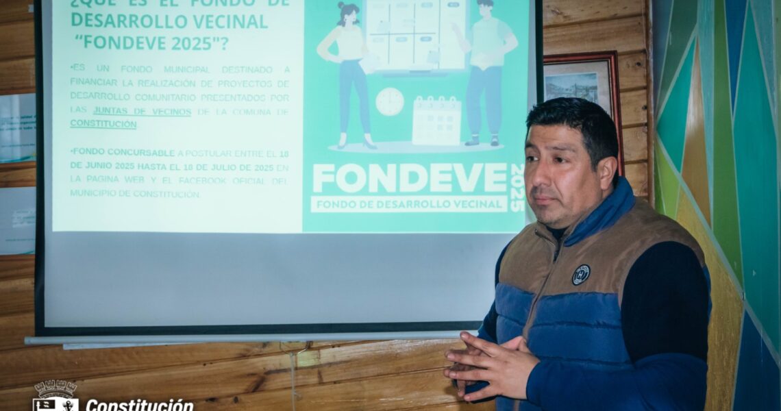 MUNICIPIO DE CONSTITUCIÓN REALIZA CAPACITACIÓN FONDEVE A ORGANIZACIONES VECINALES EN CERRO ALTO.
