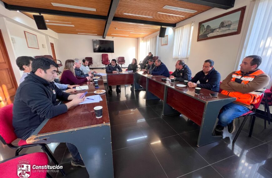 CONSTITUCIÓN IMPULSA PROGRAMA DE CAPACITACIÓN VECINAL PARA LA PREVENCIÓN DE INCENDIOS Y DESASTRES.