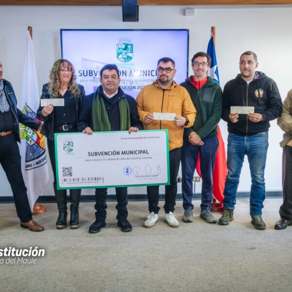 MUNICIPALIDAD DE CONSTITUCIÓN IMPULSA EL DESARROLLO COMUNITARIO CON LA ENTREGA&hellip;