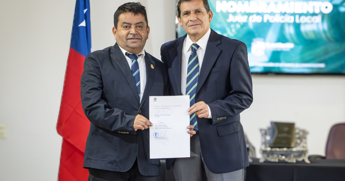 Tras 51 años hay nombramiento de nuevo Juez de Policía Local en Constitución