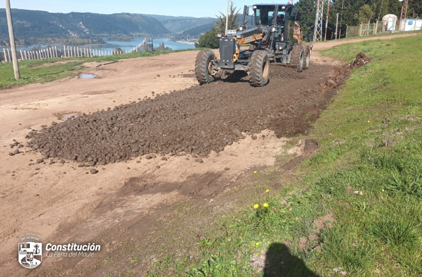  AVANZAN TRABAJOS DE MEJORAMIENTO EN CERRO MUTRÚN: SE SOLICITA A LA COMUNIDAD PRECAUCIÓN AL TRANSITAR EN EL LUGAR