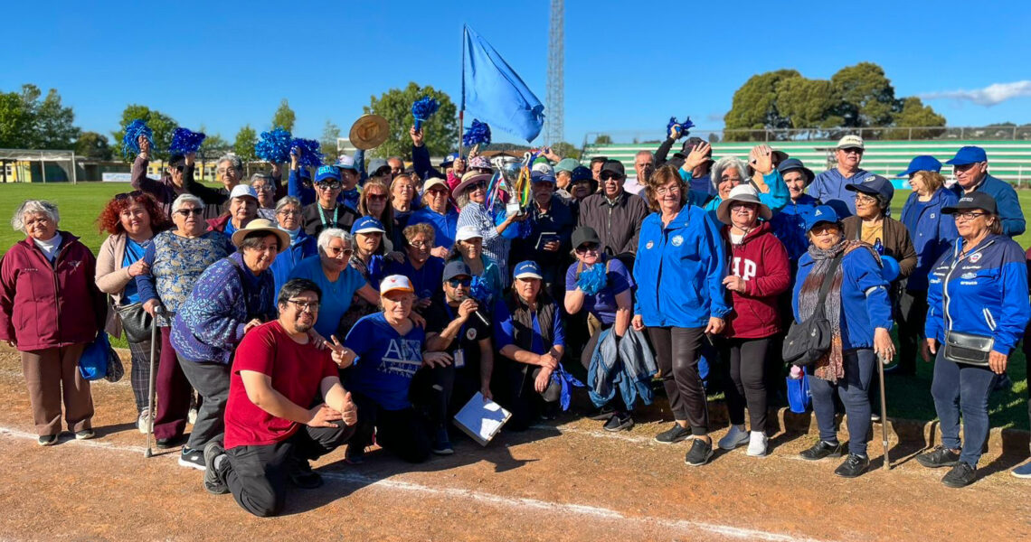 OMAM CELEBRÓ OLIMPIADAS EN EL MES DEL ADULTO MAYOR EN EL ESTADO ENRIQUE DONN MÜLLER: MÁS DE 150 PARTICIPANTES