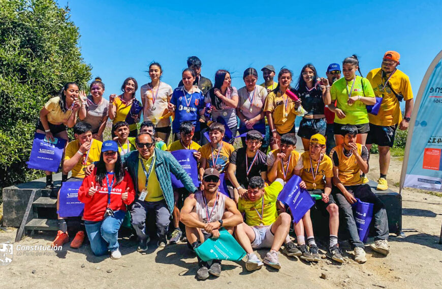  ÉXITO EN RUTA “DESAFÍO SENDA” MASIVO EVENTO DE ACTIVIDAD FÍSICA DE ESTABLECIMIENTOS EDUCACIONALES EN CONSTITUCIÓN: LICEO DE CONSTITUCIÓN SE QUEDÓ CON EL PRIMER LUGAR.