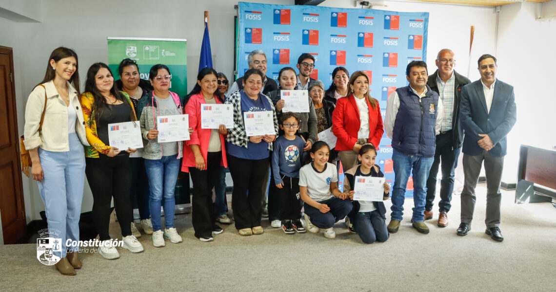  CEREMONIA DE CLAUSURA Y CERTIFICACIÓN DEL PROGRAMA APOYO A LA SEGURIDAD ALIMENTARIA BENEFICIÓ A 14 FAMILIAS GRACIAS AL TRABAJO CONJUNTO ENTRE MINISTERIO DE DESARROLLO SOCIAL Y FAMILIA Y EL MUNICIPIO DE CONSTITUCIÓN