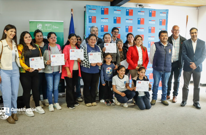  CEREMONIA DE CLAUSURA Y CERTIFICACIÓN DEL PROGRAMA APOYO A LA SEGURIDAD ALIMENTARIA BENEFICIÓ A 14 FAMILIAS GRACIAS AL TRABAJO CONJUNTO ENTRE MINISTERIO DE DESARROLLO SOCIAL Y FAMILIA Y EL MUNICIPIO DE CONSTITUCIÓN