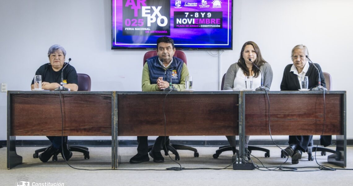  OCTAVA VERSIÓN DE LA ARTEEXPO 2025: UNA FIESTA NACIONAL LA ARTESANÍA QUE SE REALIZARÁ EN CONSTITUCIÓN ESTE 7,8 Y 9 DE NOVIEMBRE