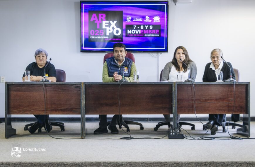 OCTAVA VERSIÓN DE LA ARTEEXPO 2025: UNA FIESTA NACIONAL LA ARTESANÍA QUE SE REALIZARÁ EN CONSTITUCIÓN ESTE 7,8 Y 9 DE NOVIEMBRE