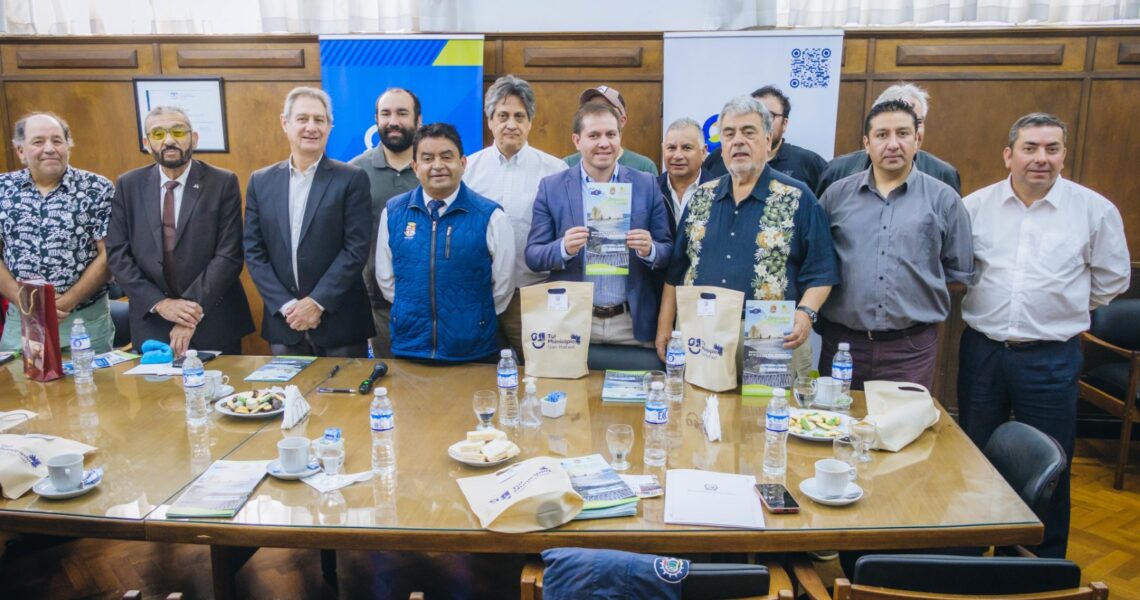 MUNICIPALIDAD DE CONSTITUCIÓN FIRMA CONVENIO CON MUNICIPALIDAD DE SAN RAFAEL ARGENTINA: