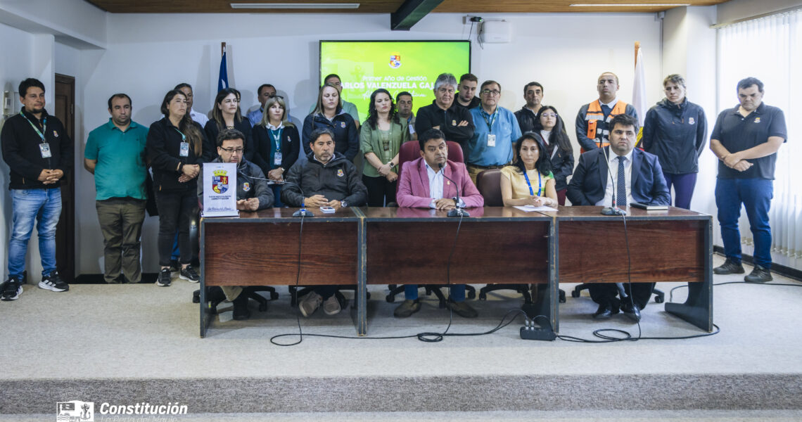 PRIMER AÑO DE GESTIÓN ALCALDE DE CONSTITUCIÓN