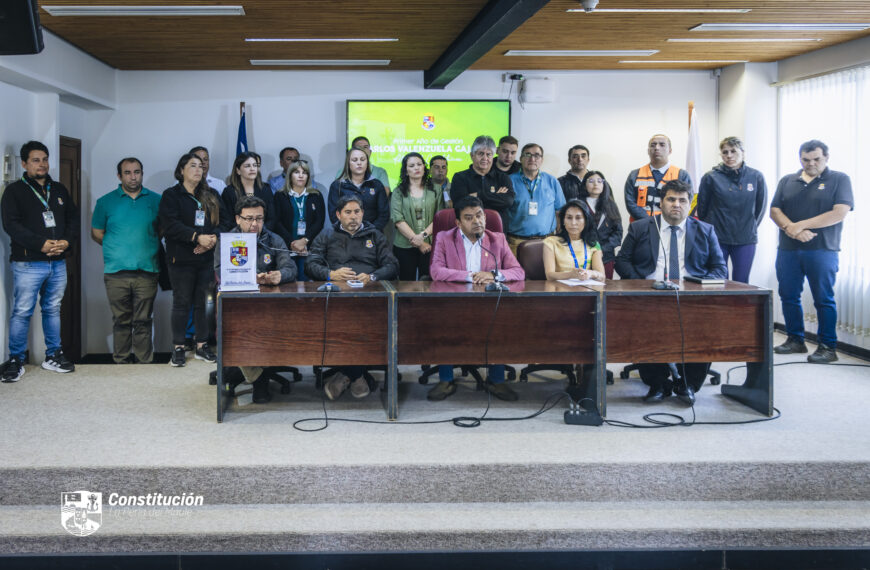 PRIMER AÑO DE GESTIÓN ALCALDE DE CONSTITUCIÓN