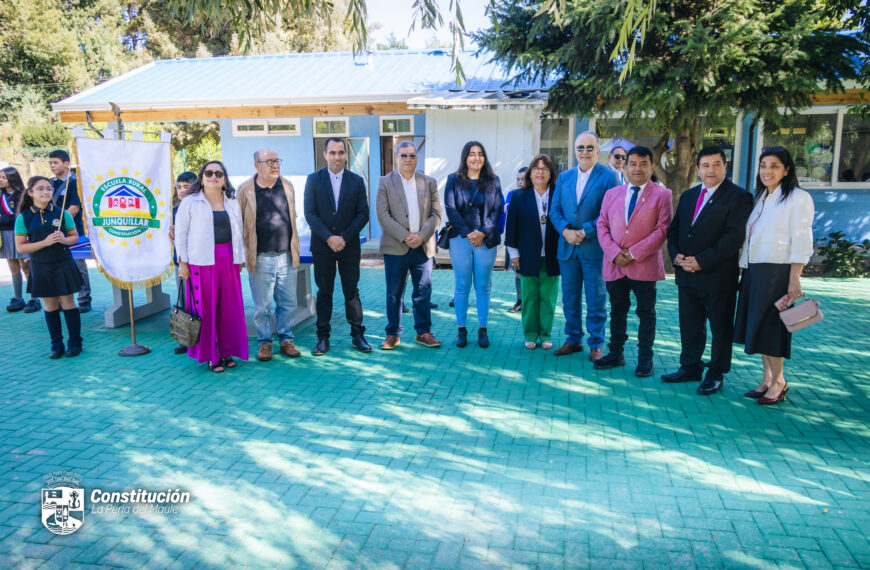 SLEP MAULE COSTA CON EMOTIVA CEREMONIA EN ESCUELA DE JUNQUILLAR DIO INICIO AL AÑO ESCOLAR 2026 EN CONSTITUCIÓN