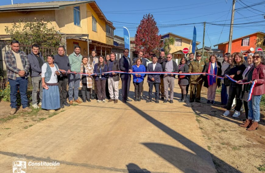 Inauguración de la Pavimentación Participativa en Nueva Vaquería, Putú: un proyecto de más de 500 millones de inversión que mitiga las inundaciones del invierno para los vecinos del sector
