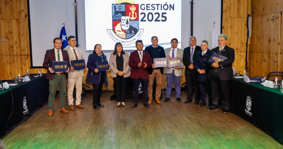 CONSTITUCIÓN PRESENTA UNA NUEVA CUENTA PÚBLICA 2026 MARCADA POR CERCANÍA, ORDEN FINANCIERO Y DESAFÍOS FUTUROS.